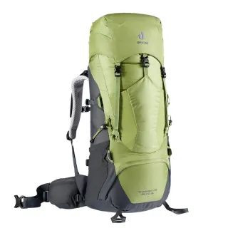 【deuter】AIRCONTACT LITE 35+10SL拔熱式透氣背包(3340221果綠深灰/長途登山包/自助背包客/休閒旅遊包)