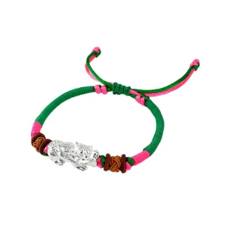 【雨揚】38女王節 純銀貔貅相生手鍊-木生火