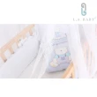 【L.A. Baby】豪華全罩式嬰兒床蚊帳(小床用S/高雅婚紗白色)