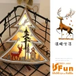 【iSFun】聖誕風貌＊手工木製光影可掛造型夜燈/多款可選