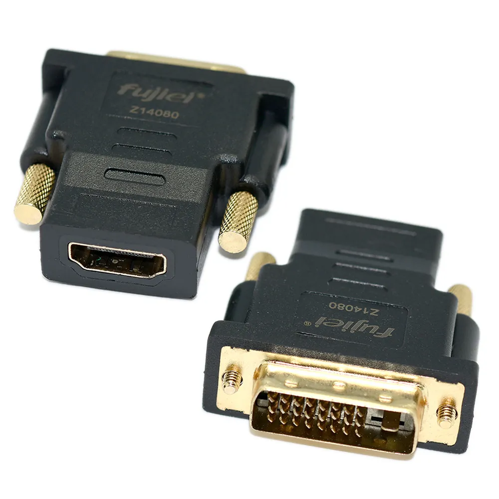 【Fujiei】DVI 24+1公轉HDMI母 轉接頭(DVI-D to HDMI)