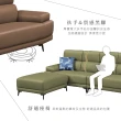 【本木】MIT台灣製  威利強韌耐刮貓抓皮4人坐沙發+腳椅(左右皆可)