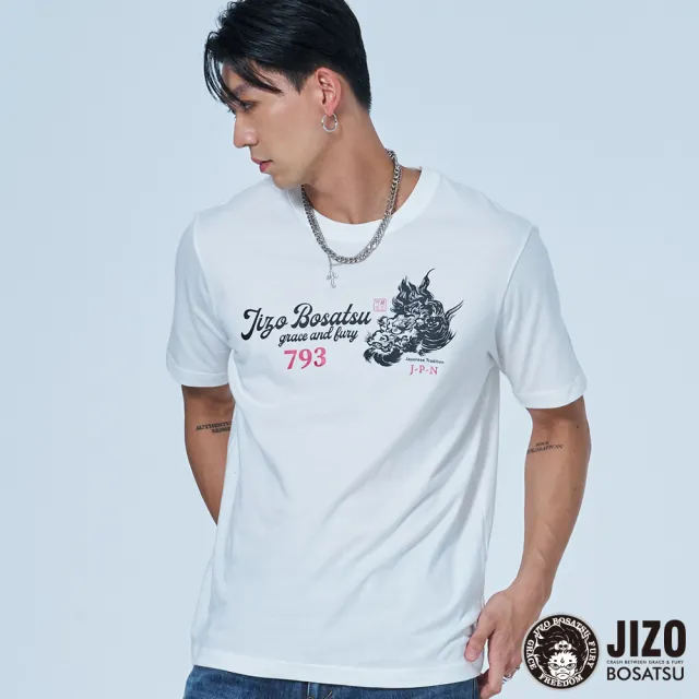 【BLUE WAY】男裝 地藏騎龍虎 短袖 上衣-地藏小王