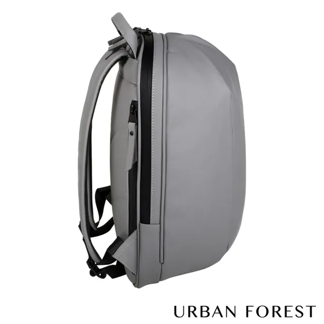【URBAN FOREST 都市之森】雙11 甲蟲-Skin Touch膚感系列後背包/雙肩包(水泥灰)