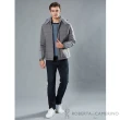 【ROBERTA 諾貝達】簡約休閒 鋪棉條紋夾克外套(灰色)