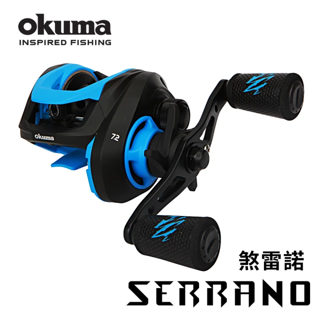 OKUMA Serrano 煞雷諾 擬餌拋投捲線器-SRN100A(齒比6.5:1-右手配備)