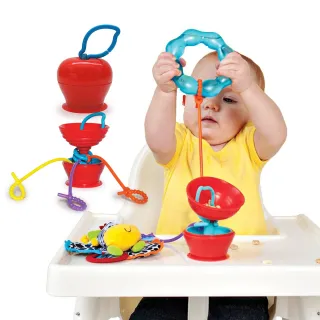 【Grapple】小蘋果玩具吸盤-紅蘋果(餐桌吸盤玩具 推車玩具 吃飯玩具)