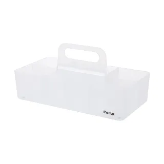 【LITEM 里特】Porta手提可推疊整理盒/大/霧面(收納盒/小物收納箱/手提式/居家寢室/可堆疊)