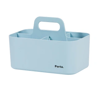 【LITEM 里特】Porta手提可堆疊整理盒/小/薄荷藍(收納盒/小物收納箱/手提式/居家寢室/可堆疊)