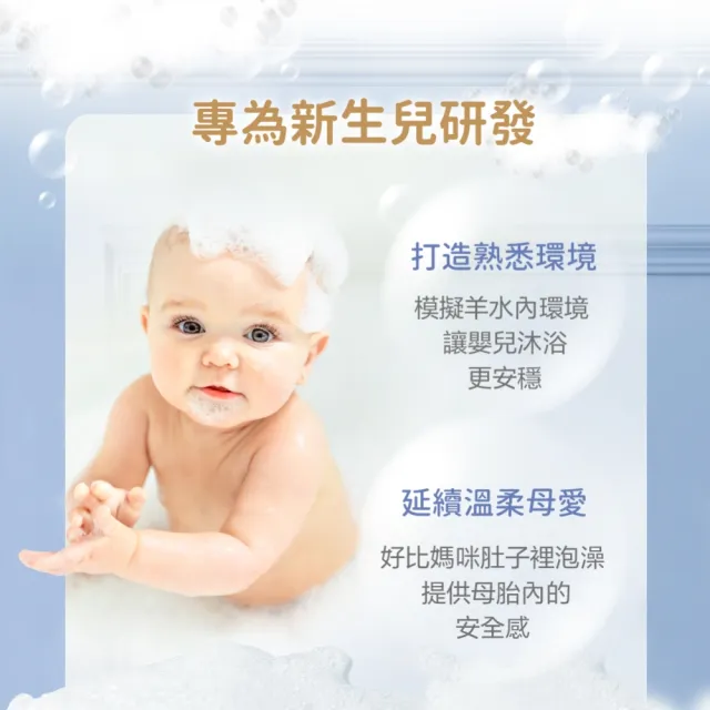 【Fees 法緻】嬰兒泡泡露600ml+嬰兒洗髮沐浴精600ml