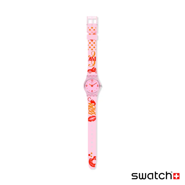 【SWATCH】Lady 原創系列手錶#CHILLIPASSION 熱情如火 瑞士錶 錶(25mm)