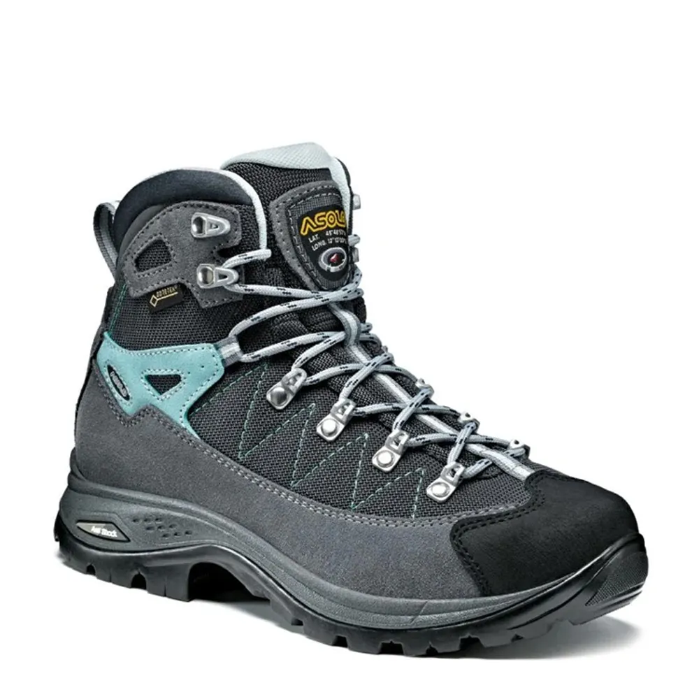 【ASOLO】GTX 女款 GTX 中筒郊山健走鞋Finder GV A23103/A177(防水透氣、輕便、黃金大底、休閒)