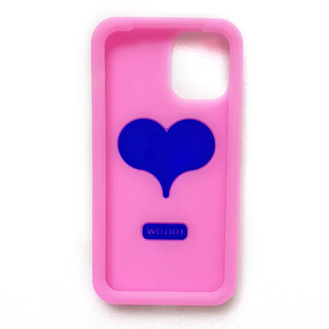 【Candies】iPhone 12 Mini 適用5.4吋 愛的關注手機殼(粉)