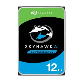 【SEAGATE 希捷】SkyHawk AI 12TB 3.5吋 7200轉 256MB 監控內接硬碟(ST12000VE001)