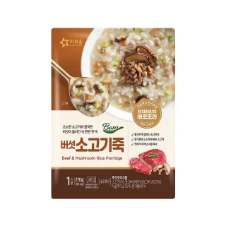 【韓味不二】韓國OURHOME 香菇牛肉粥270g共1包