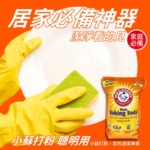 【ARM&HAMMER 鐵鎚】多功能小蘇打粉(6.12kg)