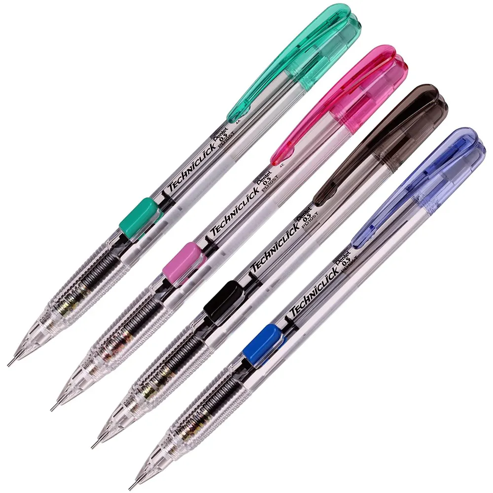 【Pentel 飛龍】PD105T側壓自動鉛筆(3入1包)