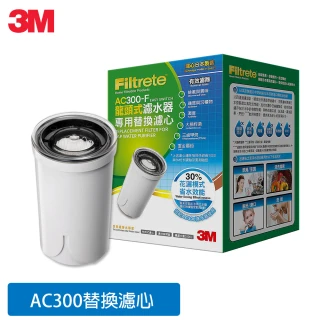 【3M】雙11限定★AC300 龍頭式濾水器替換濾心 AC300-F