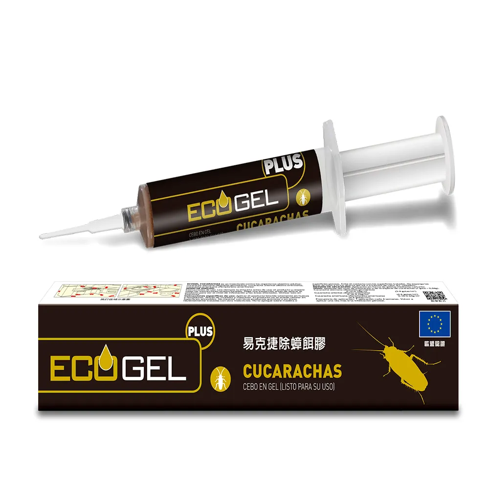 【ECOGEL易克捷】歐洲原裝殺蟑除蟑餌膠40公克x1(友善貓狗蟑螂藥)