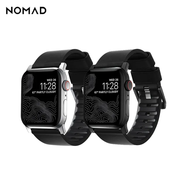 美國NOMAD】APPLE WATCH 49/45/44/42mm 專用職人防水機能皮革錶帶(機能