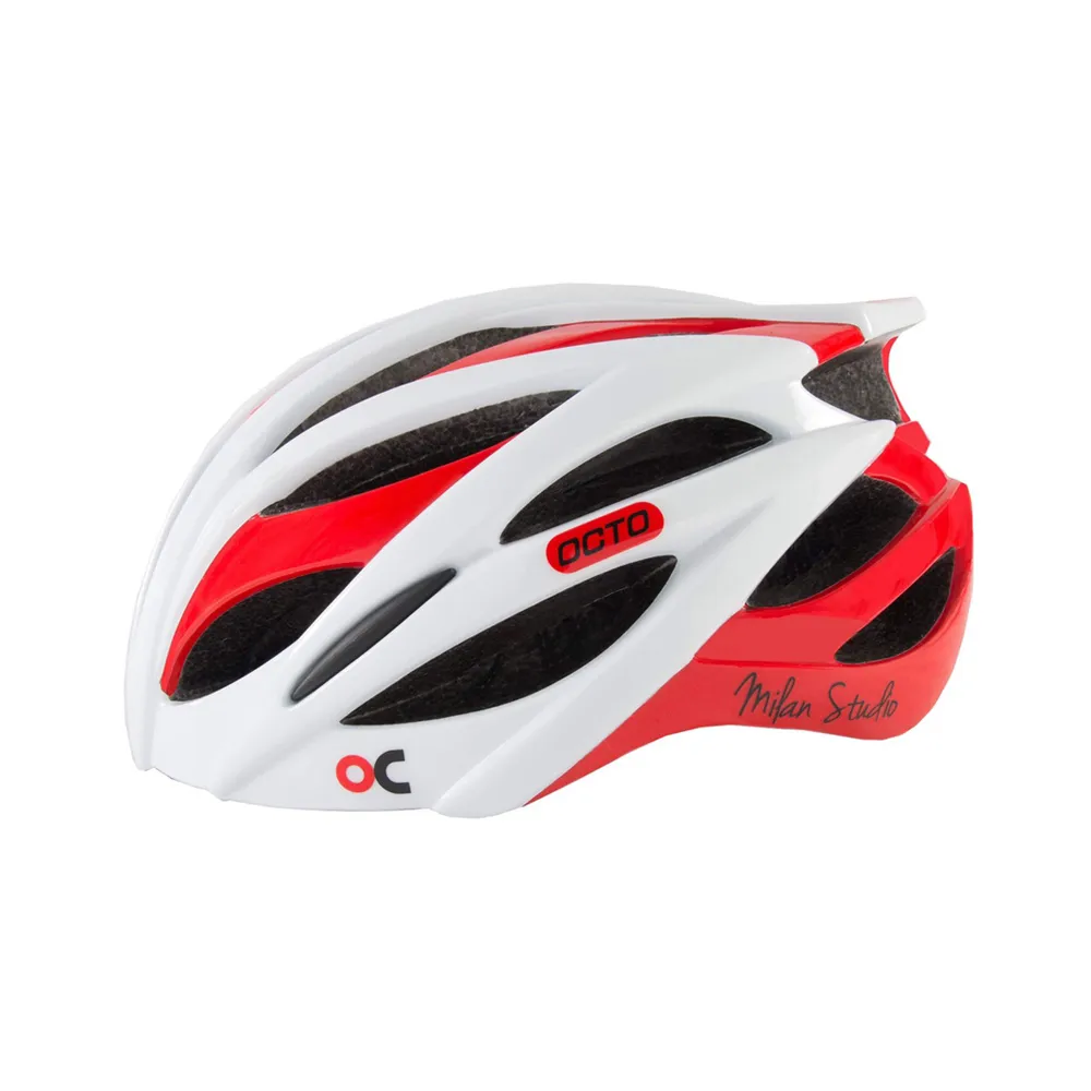 【OCTO】義大利 MARCO 517透氣輕量安全帽 白紅(防護/安全帽/單車/自行車)