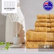 【canningvale】埃及棉皇家系列方巾-金-五星飯店指定品牌親膚無毒認證(30X30CM)