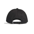 【adidas 愛迪達】帽子 BBALL 3S Cap CT 男女款 愛迪達 三線 老帽 遮陽帽 穿搭 黑 白(FK0894)