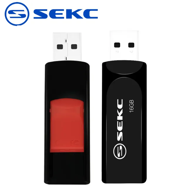 【SEKC】SEU220 16GB USB2.0 伸縮式隨身碟(2入包裝)