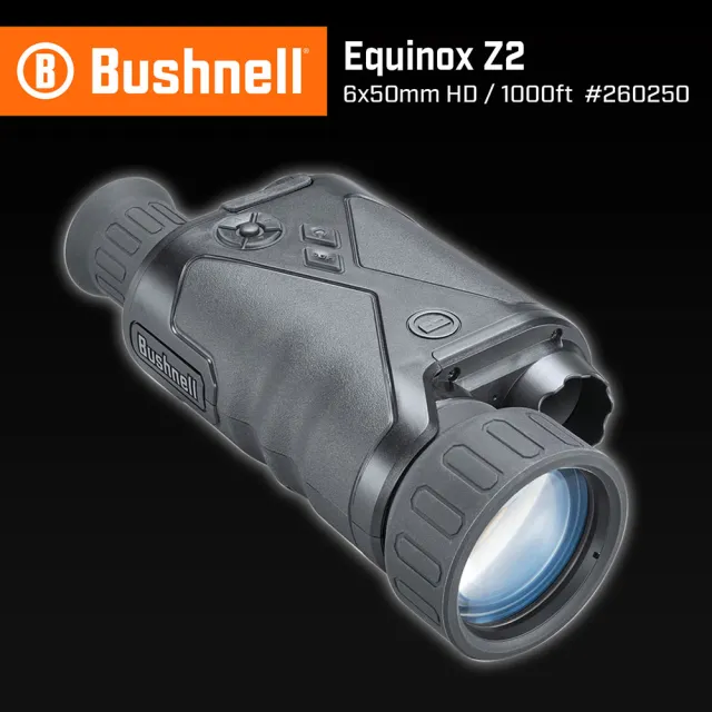【Bushnell】Equinox Z2 6x50mm 數位日夜兩用紅外線單眼夜視鏡 260250(航海 露營 登山 生態 蒐證)