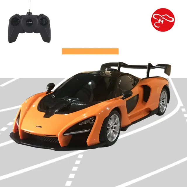 【瑪琍歐】瑪琍歐玩具 2.4G 1:24 McLaren Senna 遙控車/96700(2.4G遙控系統 1:24原廠授權)