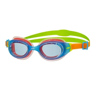 【Zoggs】幼童0-6歲音速AIR氣墊防霧泳鏡-藍綠色(泡湯/溫泉/游泳/衝浪/玩水/海邊)