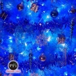 【摩達客】耶誕-4尺/4呎-120cm台灣製豪華版豪華版晶透藍系聖誕樹(含銀藍系配件組/含100燈LED燈藍白光1串)