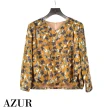 【AZUR】印花優雅風格上衣-2色