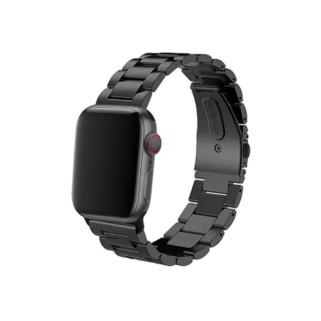 【DAYA】Apple Watch 1-9代/SE 38/40/41mm 不鏽鋼金屬錶帶(附錶帶調整器)