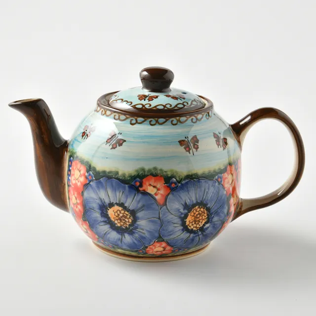 波蘭陶】波蘭陶Cerraf 茶壺茶壺陶瓷壺水壺陶瓷茶壺1L 波蘭手工製(水澤