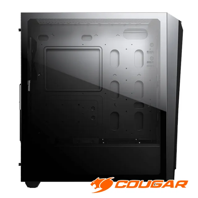 【COUGAR 美洲獅】MX660 Mesh 鐵網面板中塔機箱 電腦機殼(全透視鋼化玻璃左側板)