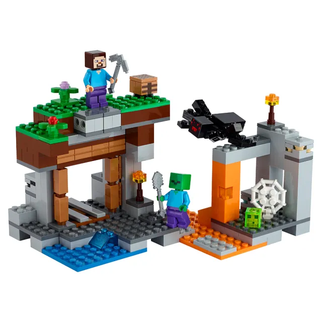 【LEGO 樂高】Minecraft 21166 The Abandoned Mine(冒險 角色扮演)