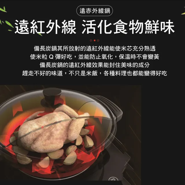 【吉來家】遠紅外線全炭百歲鍋-32cm全能鍋★送矽膠鏟(一體成形/環保材質/不沾性質/宅在家自己煮)