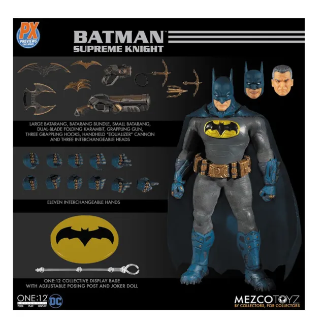 【MEZCO TOYZ】ONE: 12 Collective DC Supreme Knight 蝙蝠俠 至尊騎士 PX限定(代理)