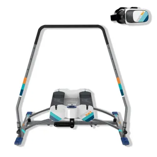 【Body Action 洛克馬】aeroski極速滑動腰腹健身機(滑雪運動機 贈VR虛擬實境眼鏡)