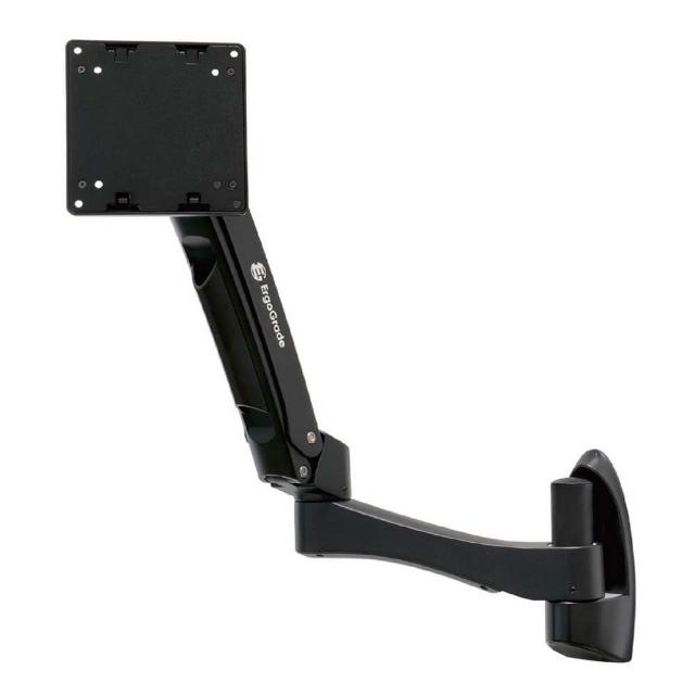 ErgoGrade EGATW20Q 單螢幕支架採用高強度鋁合金材質，淨重僅2.3kg，產品尺寸463 x 218 x 143 mm。支援國際VESA標準，黑色系設計，適用15吋至32吋螢幕，最大承載重量2~10kg。提供穩定桌夾式安裝，適合辦公室與家用，提升 ergonomic 人體工學體驗，空間節省又靈活調整。