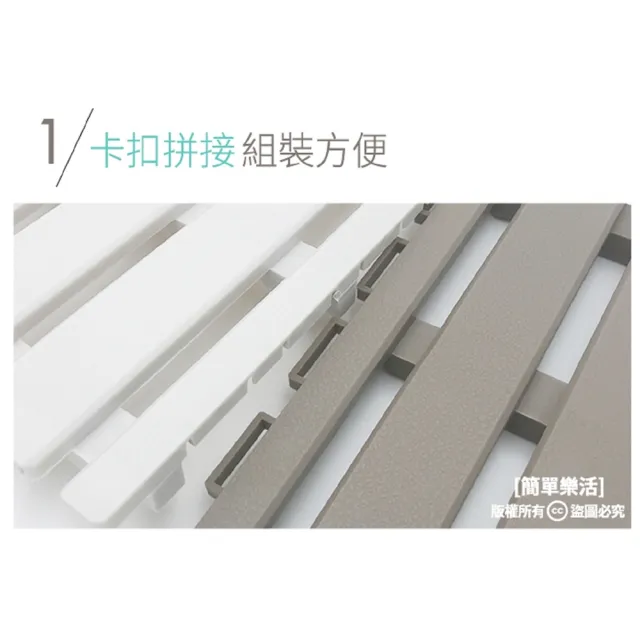 多用途止滑墊小2入(浴室 止滑 庭院 陽台 腳踏墊 塑膠墊 園藝)