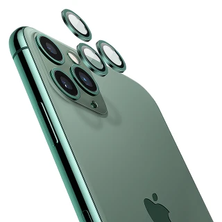 【Ayss】iPhone 12 Pro(康寧金屬邊框包覆式鏡頭保護貼-3入-金)