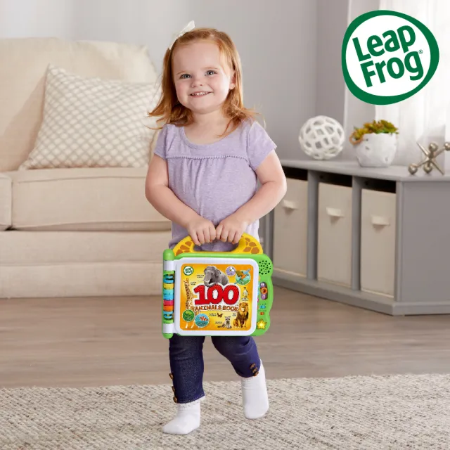 【LeapFrog】100單字動物互動認知圖鑑(有12種學習主題和超過100個單字)