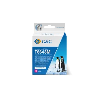 【G&G】for EPSON T664300/100ml 紅色相容連供墨水(適用 L100 / L110 / L120)