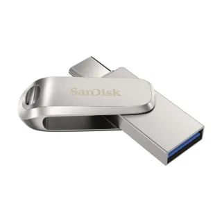 【SanDisk 晟碟】全新版 64GB Luxe TYPE-C USB 3.1 全金屬 雙用隨身碟(原廠5年保固 130MB/s)