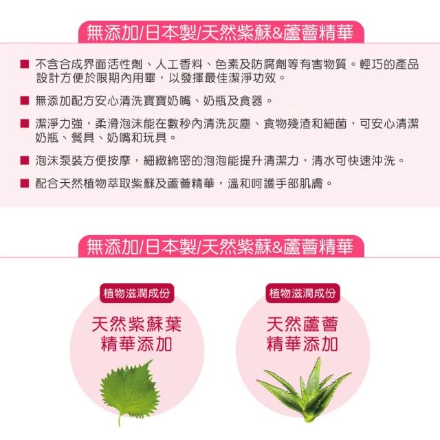 【arau.baby 愛樂寶 寶貝】奶嘴奶瓶清潔泡泡補充包450ml(寶貝無添加/泡泡慕斯/SARAYA)