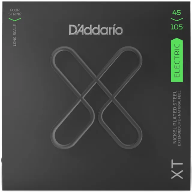 【D’Addario】DDXB-XTB45105 電貝斯四弦包覆套弦(台灣公司貨 商品品質有保障)