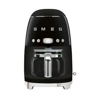 【SMEG】義大利濾滴式咖啡機-耀岩黑(DCF02BLUS)