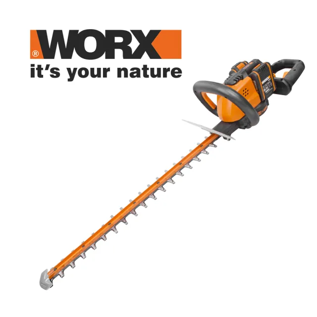 【WORX 威克士】40V 60cm 鋰電籬笆剪/修籬剪 雙電(WG284E)